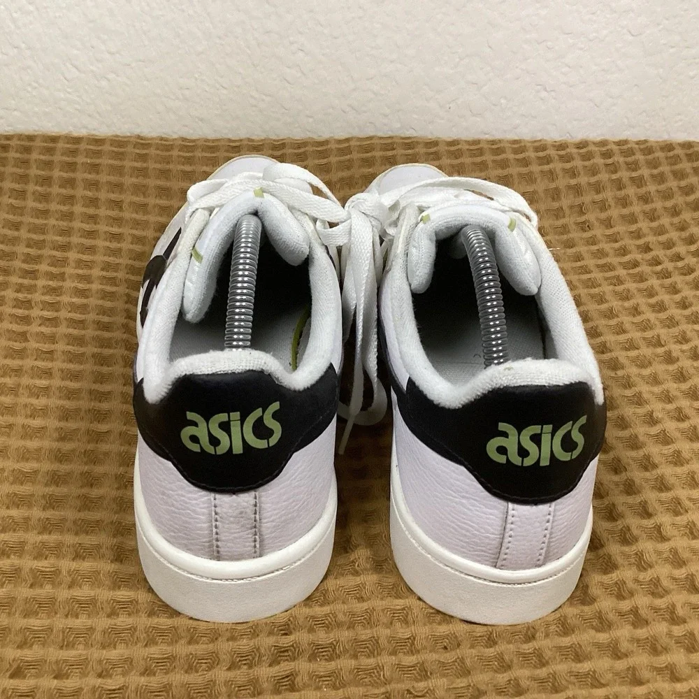 Asics Japan S 'White Black Yellow Mens Size 9 Leather Shoes Sneakers